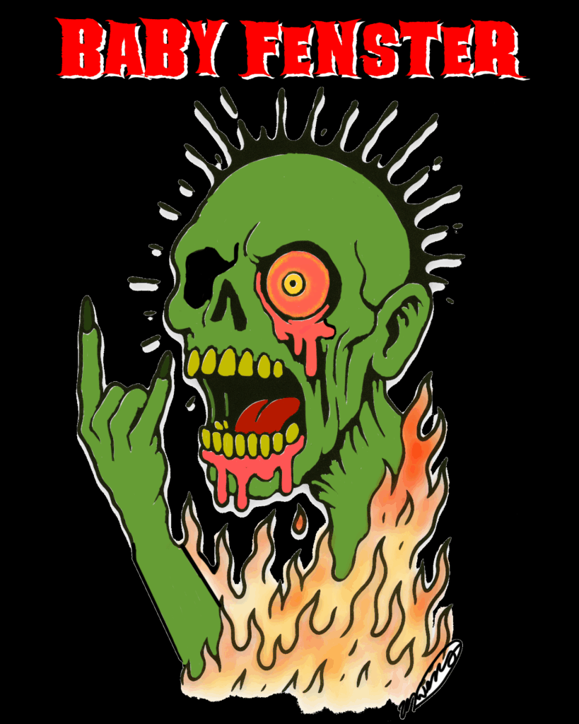 baby fenster, zombie pic, zimmhauser